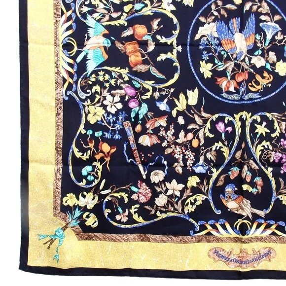 534181AL (S2) Hermes Scarf Carre 90 Pierres d' Orient et d' Occident Multicolor - Picture 4 of 10